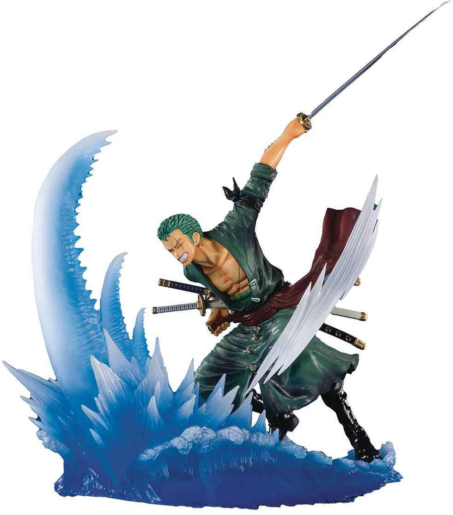 One Piece 6 Inch Statue Figure Figuarts Zero - Roronoa Zoro Yakkodori  Version