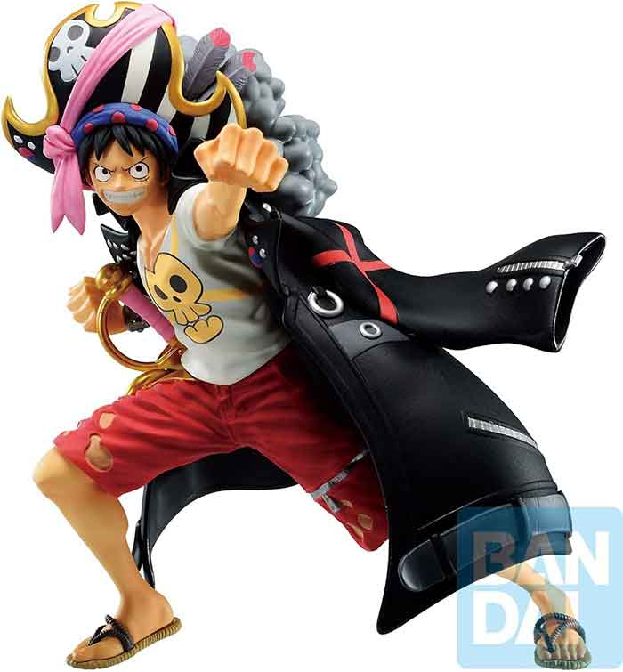 One Piece 5 Inch Statue Figure Ichiban - Monkey D Luffy (Film Red
