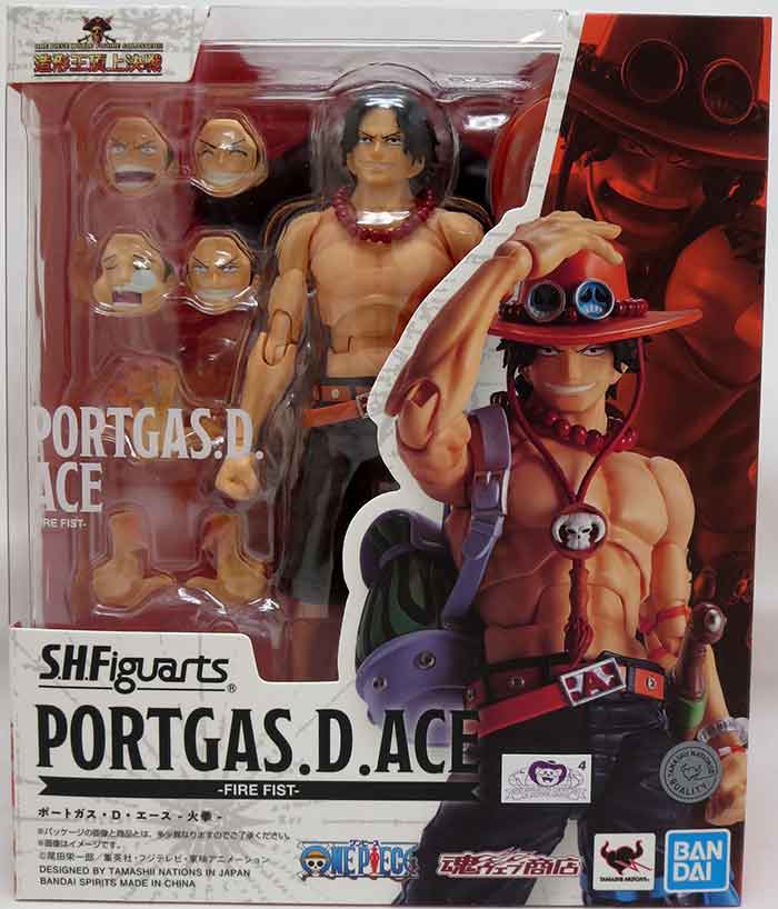 One Piece 6 Inch Action Figure S.H. Figuarts - Portgas.D.Ace| Cmdstore