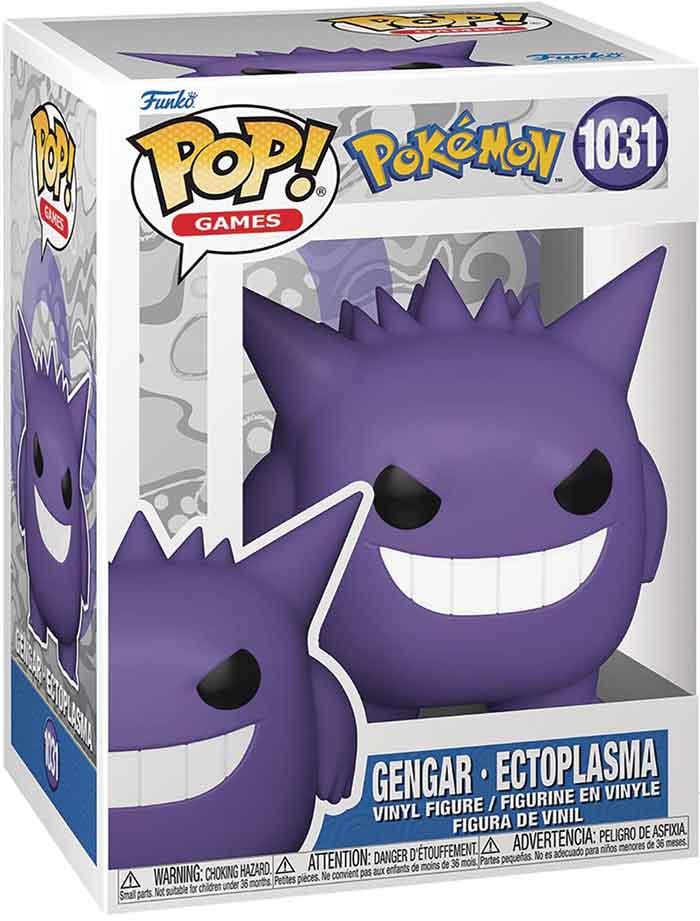 Pop Games Pokemon 3.75 Inch Action Figure - Gengar #1031| Cmdstore