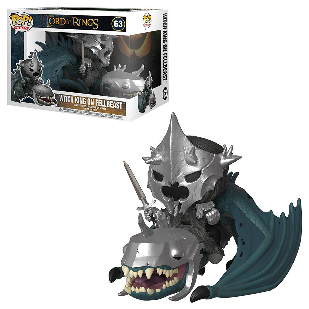 Pop Movies 3.75 Inch Action Figure The Lord Of The Rings - Witch King On Fellbeast #63