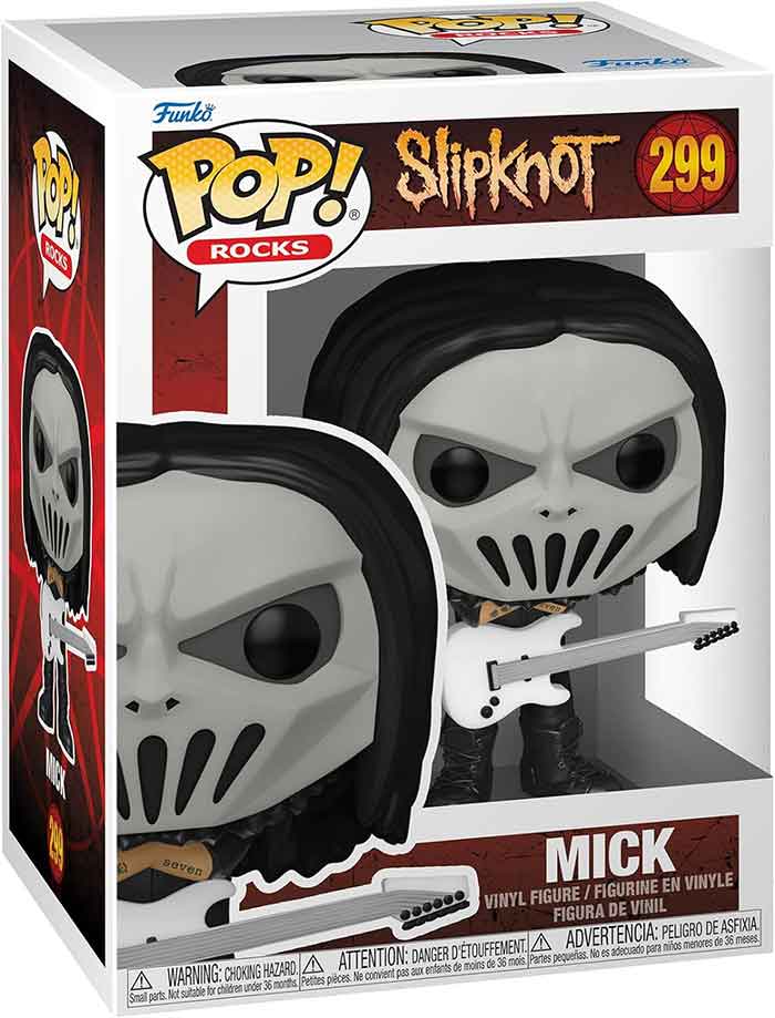 Pop Rocks Slipknot 3.75 Inch Action Figure - Mick #299| Cmdstore