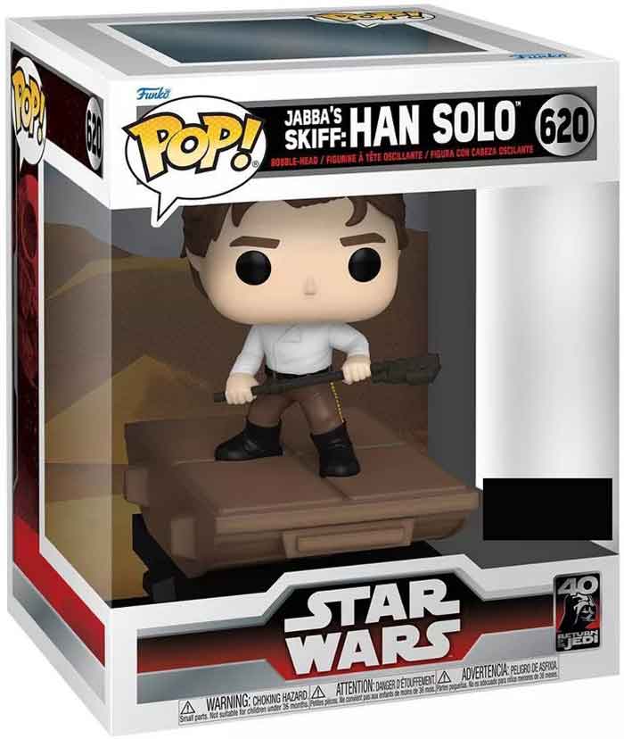 Funko Pop Star Wars Han Solo Figure - 3.75 Inch Collectible From Original Trilogy With Harrison Ford Likeness