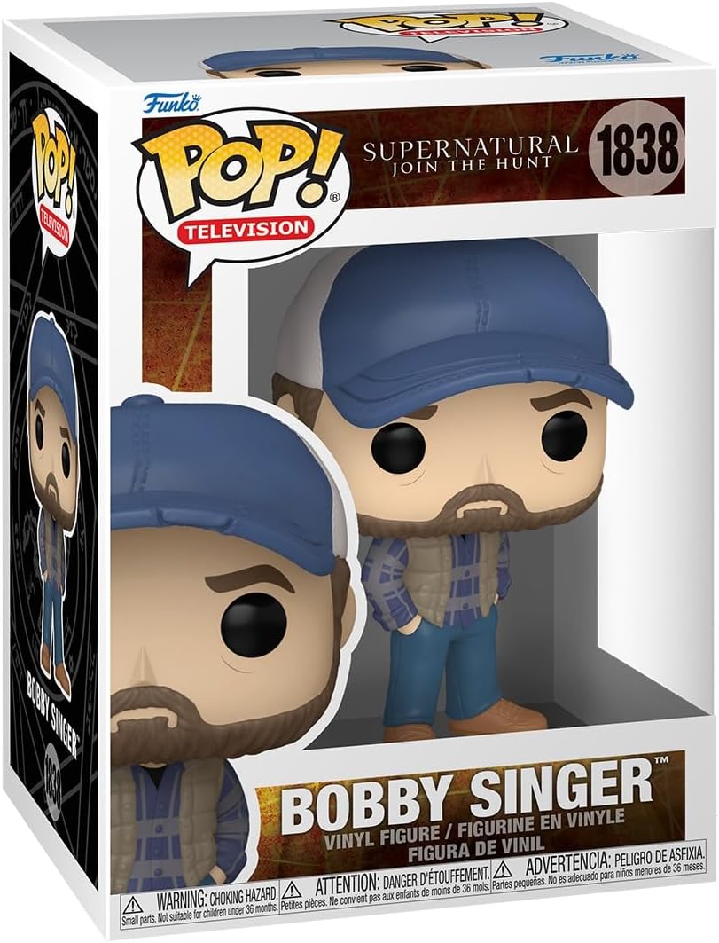 Pop Television Supernatural 3.75 Inch Action Figure - Bobby Singer