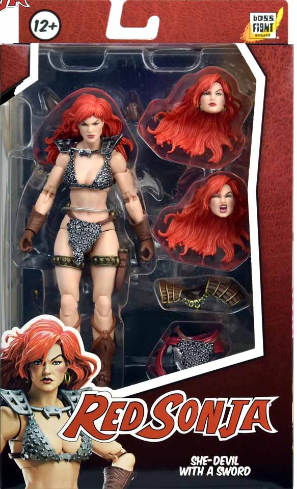 Red Sonja Epic H.A.C.K. 6 Inch Action Figure 1/12 Scale - Red