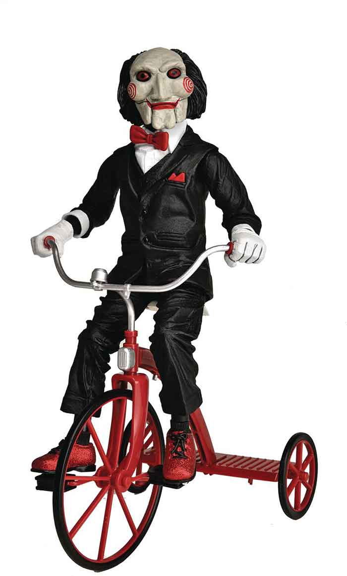 Saw 12 Inch Action Figure Deluxe - Billy Puppet with Tricycle