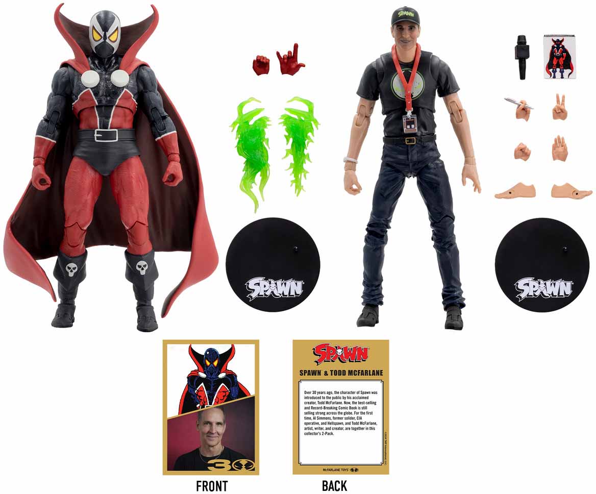 Spawn 30th Anniversary 7 Inch Action Figure 2-Pack - Spawn & Todd