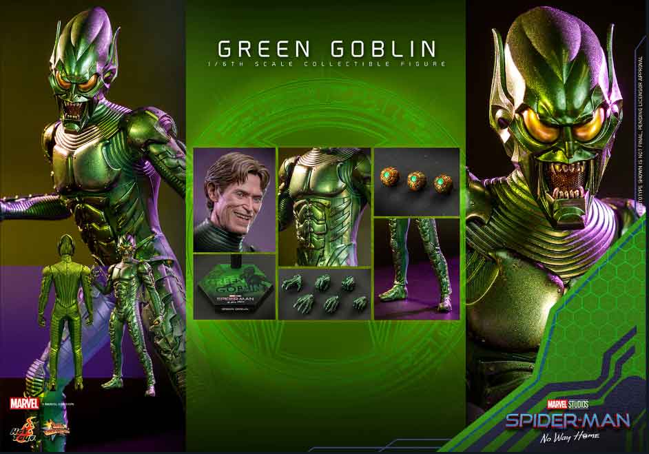 New Goblin フィギュア 約30cm Amazon.com: Hot Toys 1:6 Green Goblin - Spider-Man: No Way Home