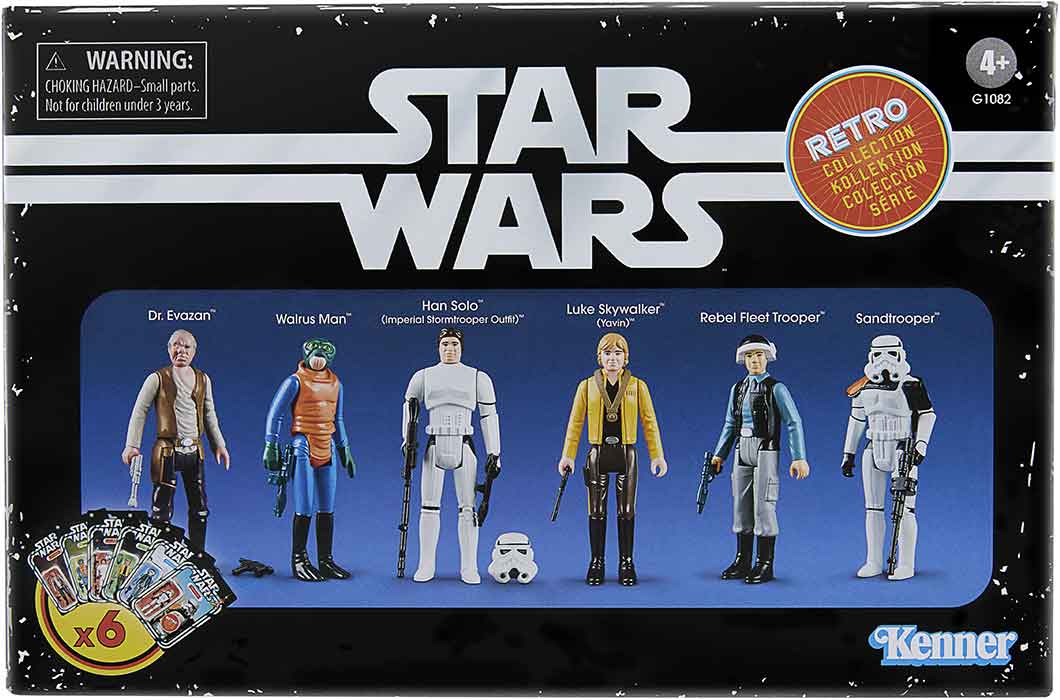 Star Wars Retro Collection 3.75 Inch Action Figure Box Set - A New