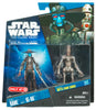 Star Wars The Clone Wars 3.75 Inch Action Figure 2-Pack Exclusive - Cad Bane and IG-88 (Shelf Wear)