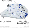 Star Wars Universe Force Link Vehicle Figure - Millennium Falcon with Escape Craft