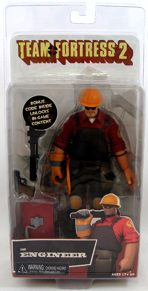 NECA Team Fortress 2 レッドエンジニア Team Fortress 6 Inch Action Figure Series 3 - Red Engineer| Cmdstore
