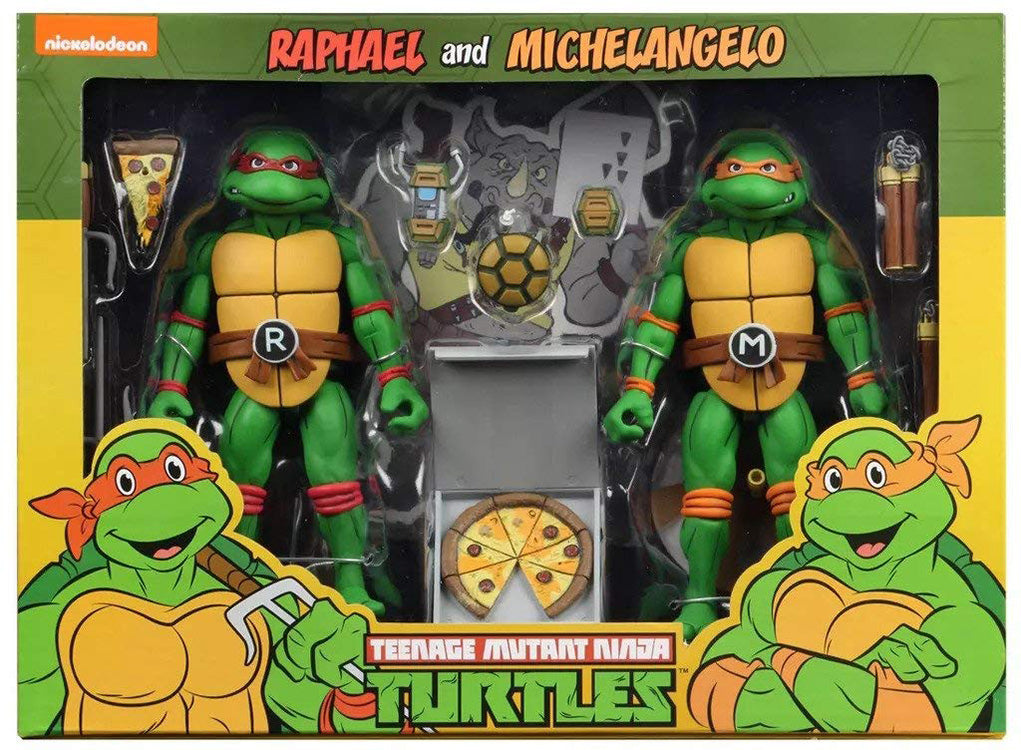 TMNT スーパーミュータント フィギュア 2体セット Teenage Mutant Ninja Turtles 7 Inch Action Figure 1980 Cartoon 2