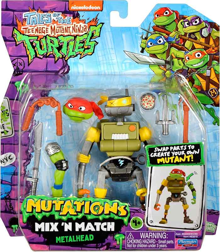 Teenage Mutant Ninja Turtles 4.5 Inch Action Figure Mix N Match