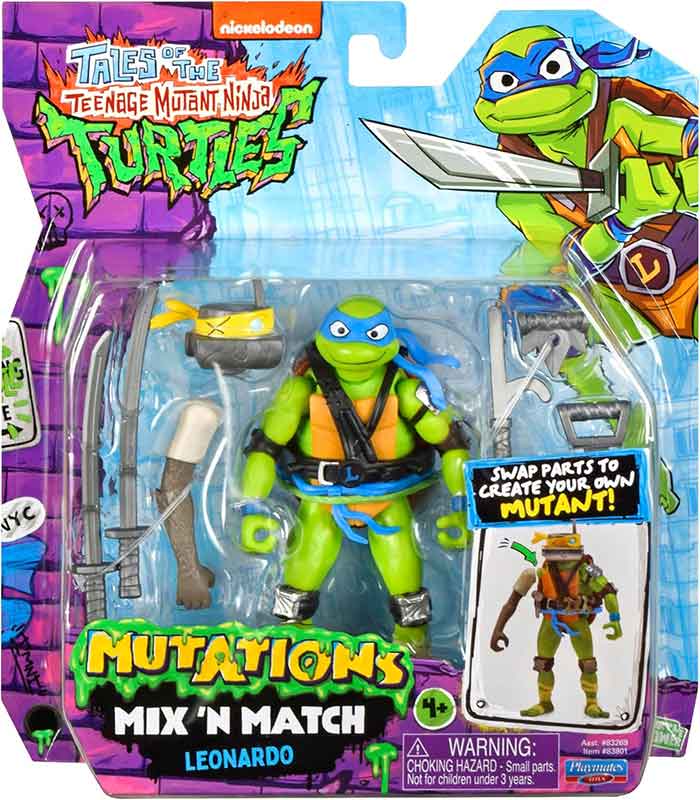 Teenage Mutant Ninja Turtles 4.5 Inch Action Figure Mix N Match
