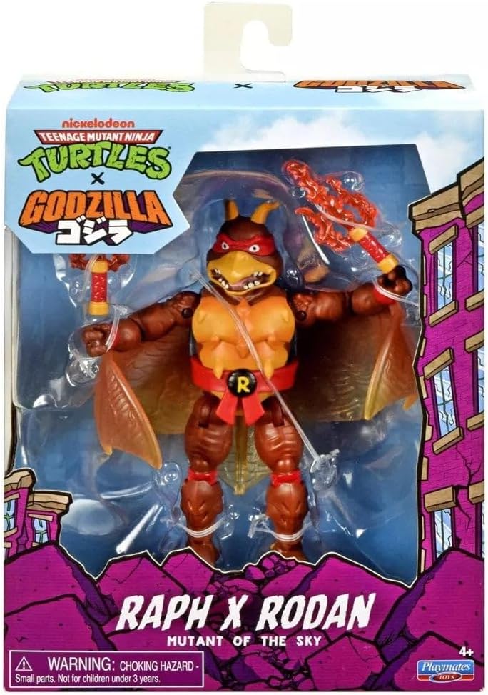 ロッシー様 Teenage Mutant Ninja Turtles X Godzilla Godzilla 6 Inch Action
