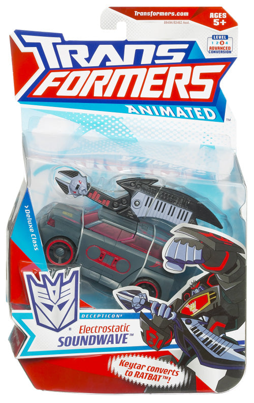 Transformers Animated Soundwave 輸入品 Transformers Animated Soundwave Deluxe Class Action Figure Hasbro