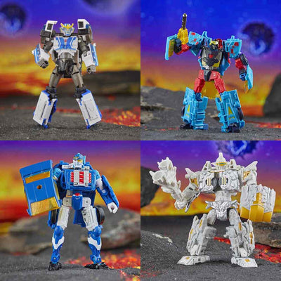 Transformers Legacy United 6 Inch Action Figure Deluxe Class (2024 Wave 3) - Set of 4