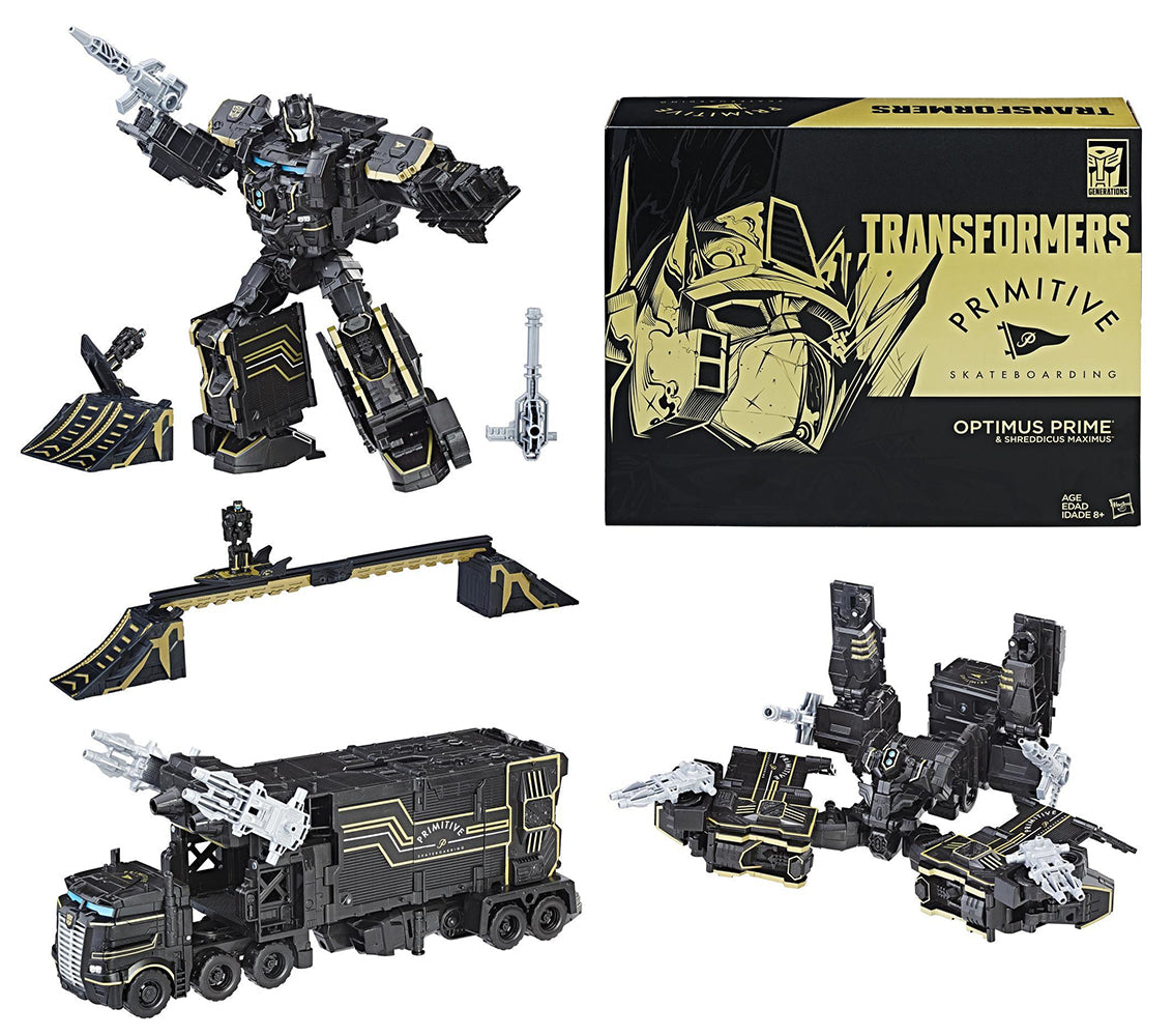 Transformers Primitive Skateboarding 9 Inch Action Figure