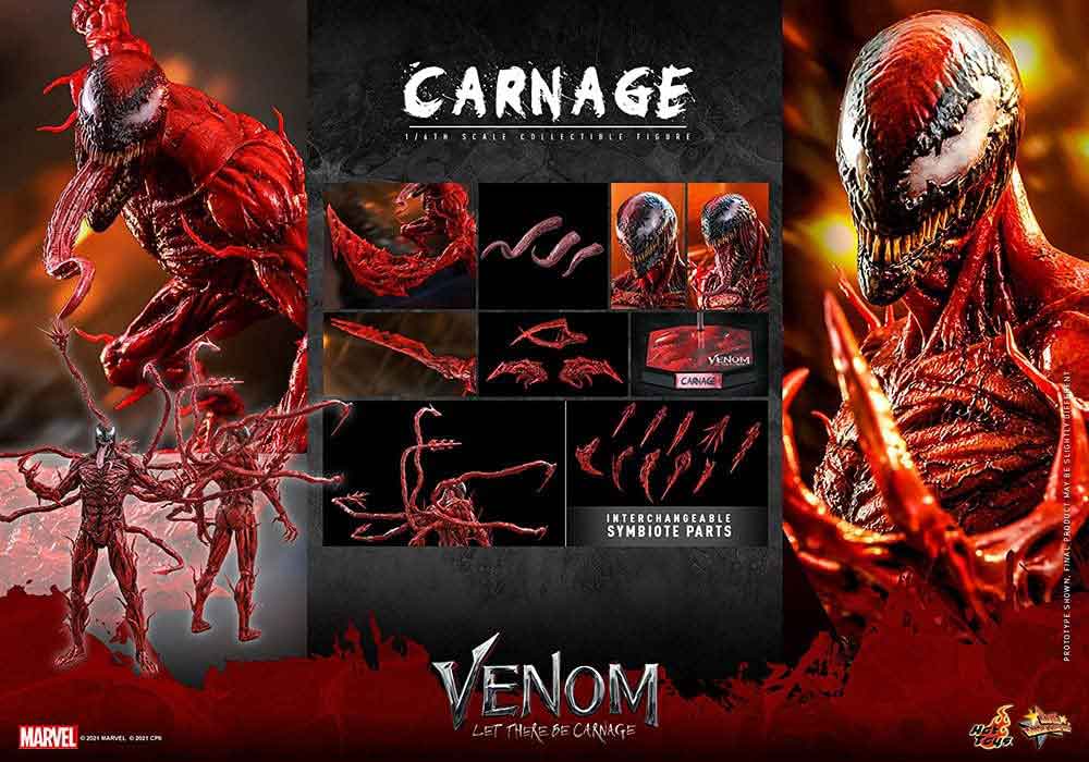 Venom Let There Be Carnage 16 Inch Action Figure 1/6 Scale
