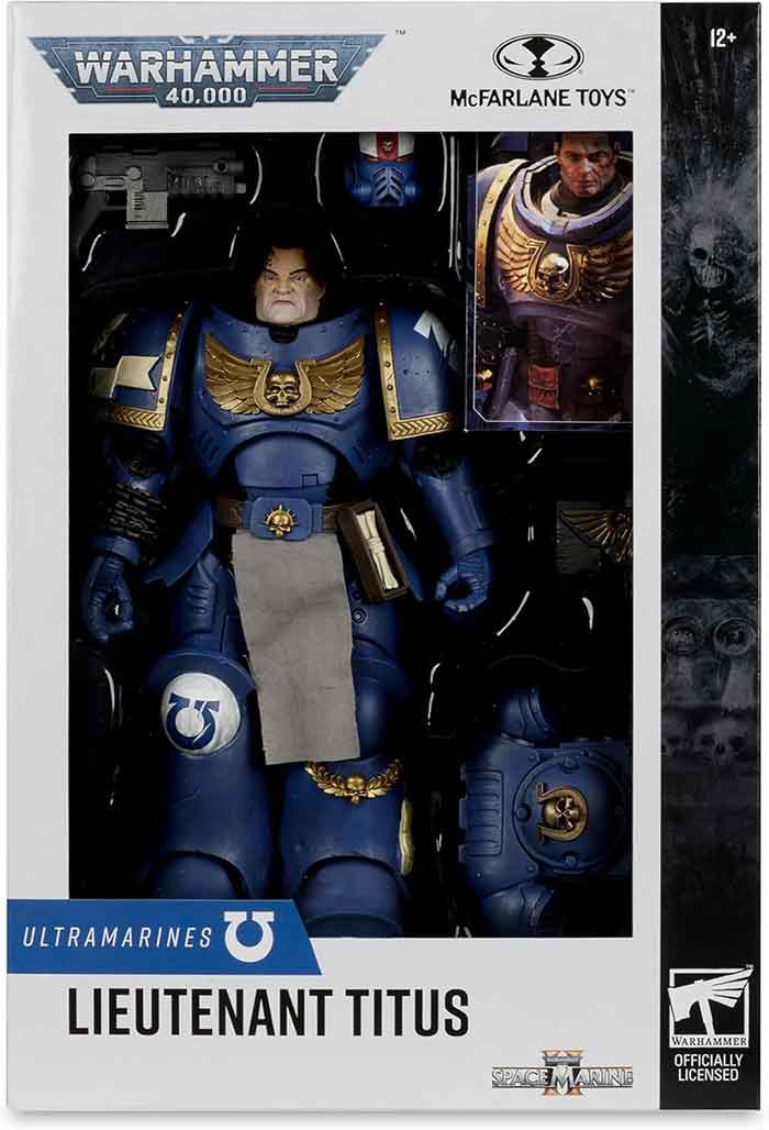 Wahammer 40,000 CAPTAIN TITUS ウォーハンマー未開封 Warhammer 40000 7 Inch Action Figure Wave 10 - Lieutenant Titus