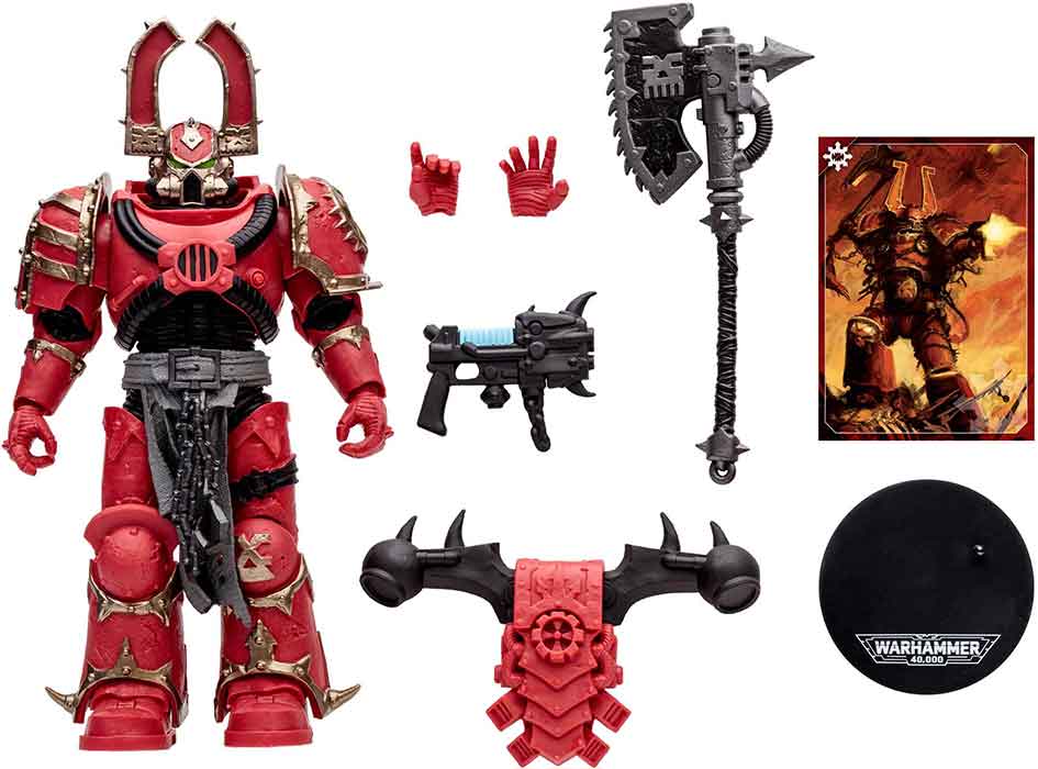Warhammer 40000 7 Inch Action Figure Wave 7 - World Eaters Khorne