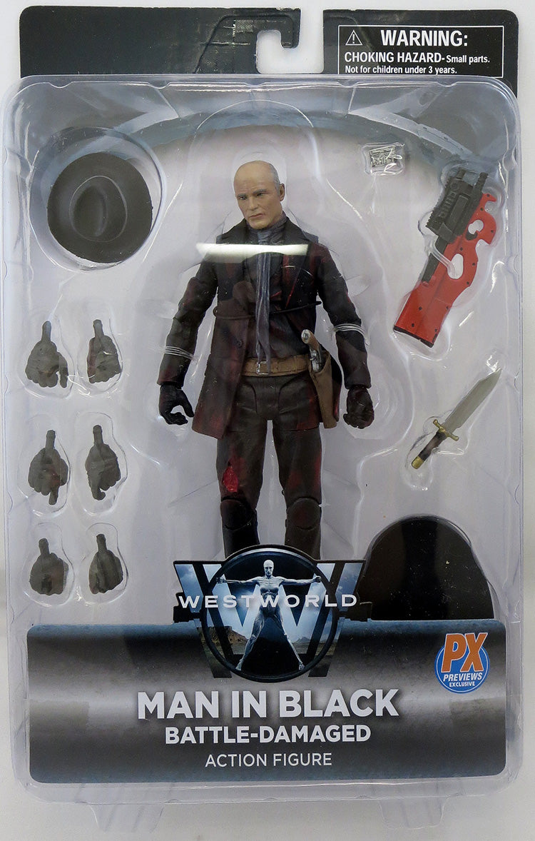 Westworld 7 Inch Action Figure Select Series - Man In Black Battle