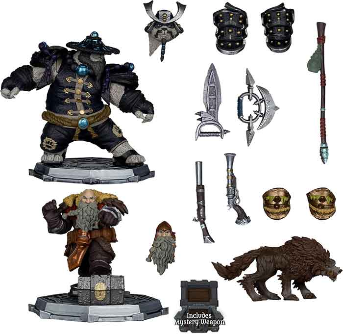 World Of Warcraft 2-Pack 6 Inch Static Figure 1/12 Posed Exclusive