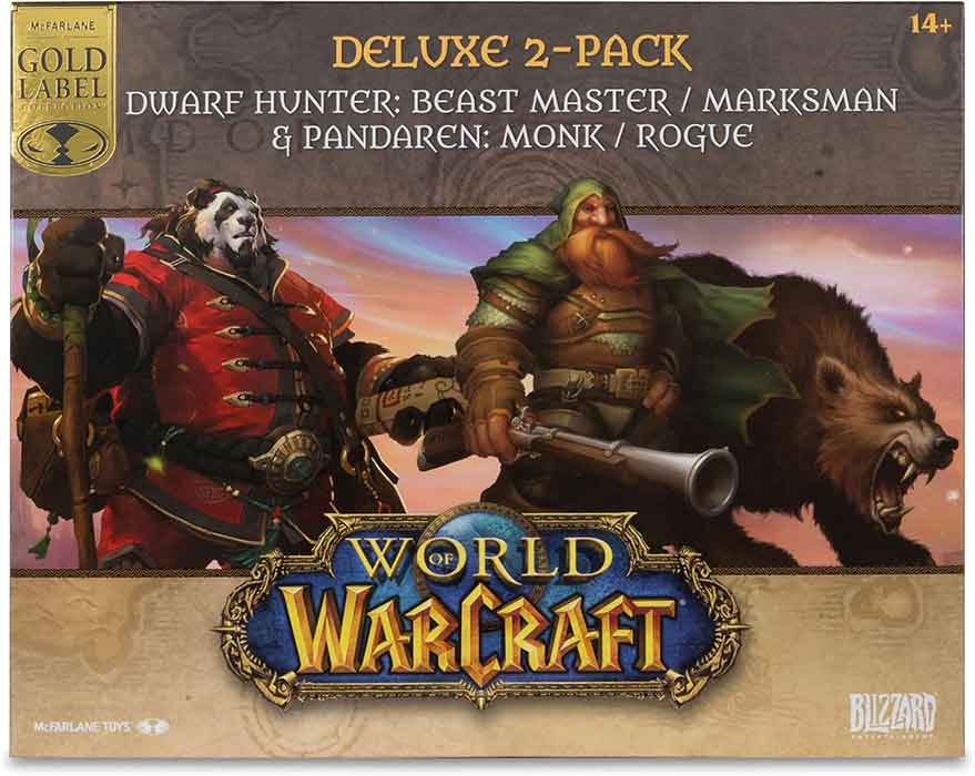 World Of Warcraft 2-Pack 6 Inch Static Figure 1/12 Posed Exclusive