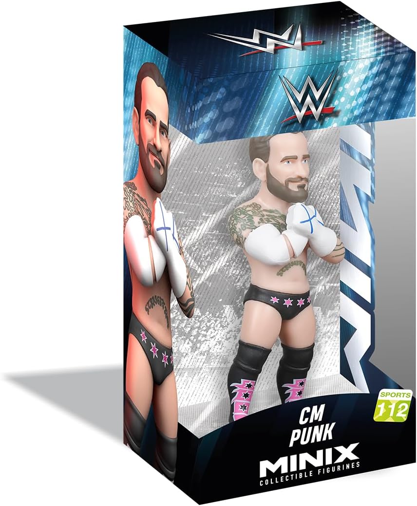 WWE Wrestling 3.75 Inch Action Figure Minix - CM Punk| Cmdstore