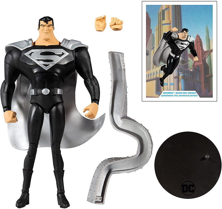 DC Multiverse Animated Series 7 Inch Action Figure - Black Suit