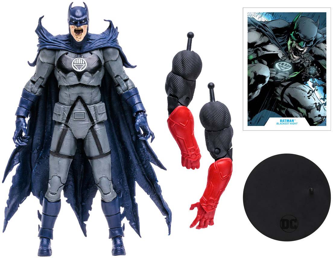 DC Multiverse Comic 7 Inch Action Figure Blackest Night BAF
