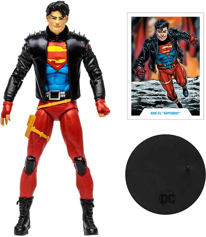 DC Multiverse Comics 7 Inch Action Figure - Kon-El Superboy| Cmdstore