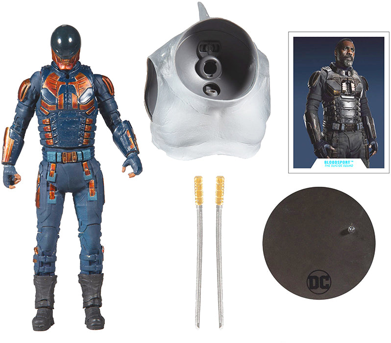 blast gear accessories DC Multiverse Suicide Squad Bloodsport Action Figure