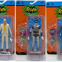 DC Retro Batman 1966 6 Inch Action Figure Wave 5 - Set of 3 (Robin - Riddler - Egghead)