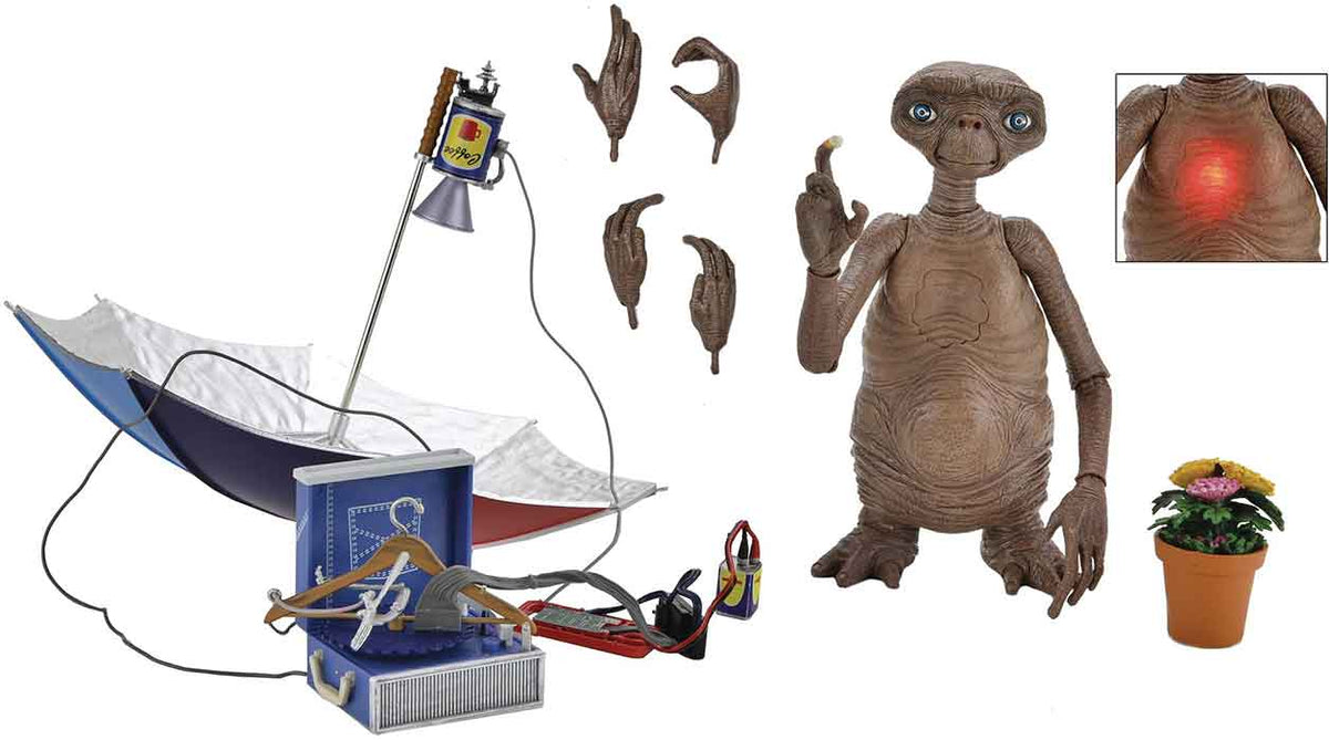 E.T. ET Deluxe Ultimate NECA フィギュア 海外限定 E.T. Ultimates 5 Inch Action Figure - E.T. Light Up Deluxe| Cmdstore