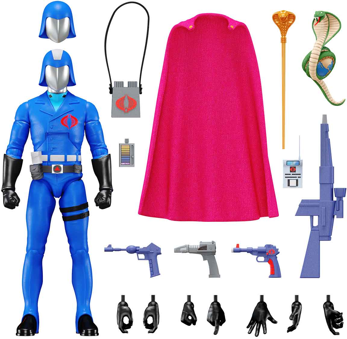 G.I. Joe 7 Inch Action Figure Ultimates - Cobra Commander| Cmdstore