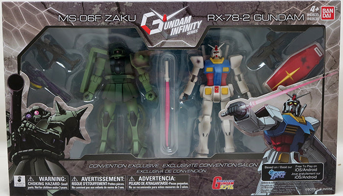 Gundam Universe 4 Inch Action Figure Infinity Exclusive - MS-06F