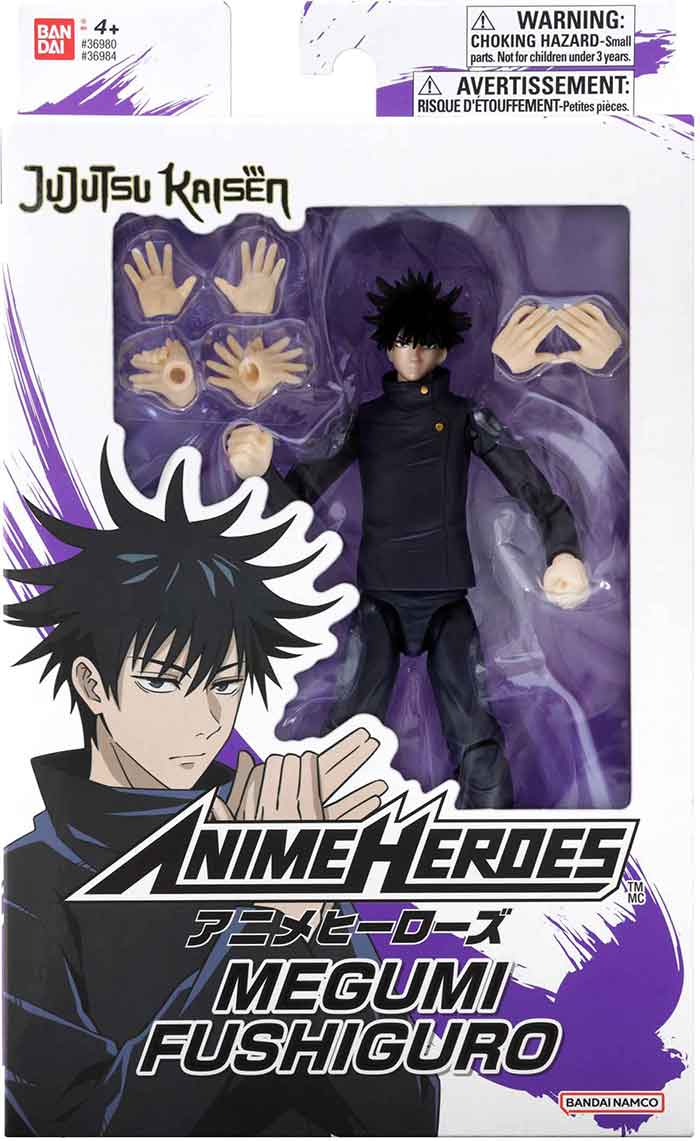 Jujutsu Kaisen 6 Inch Action Figure Anime Heroes - Megumi