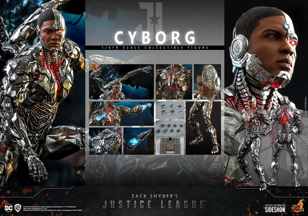 Justice League Snyder Cut 12 Inch Action Figure 1/6 Scale - Cyborg