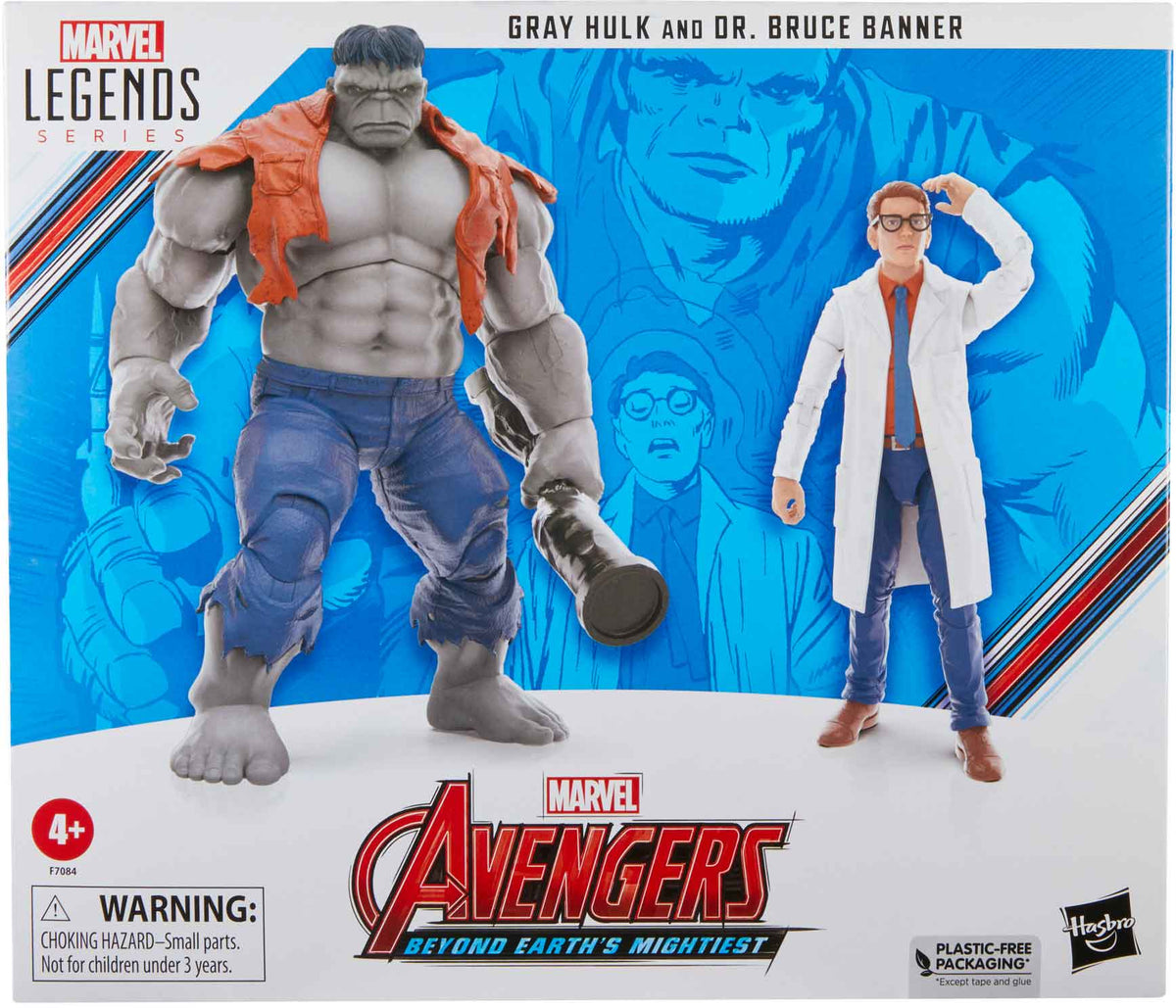 Marvel Legends Avengers 6 Inch Action Figure 2-pack - Gray Hulk 