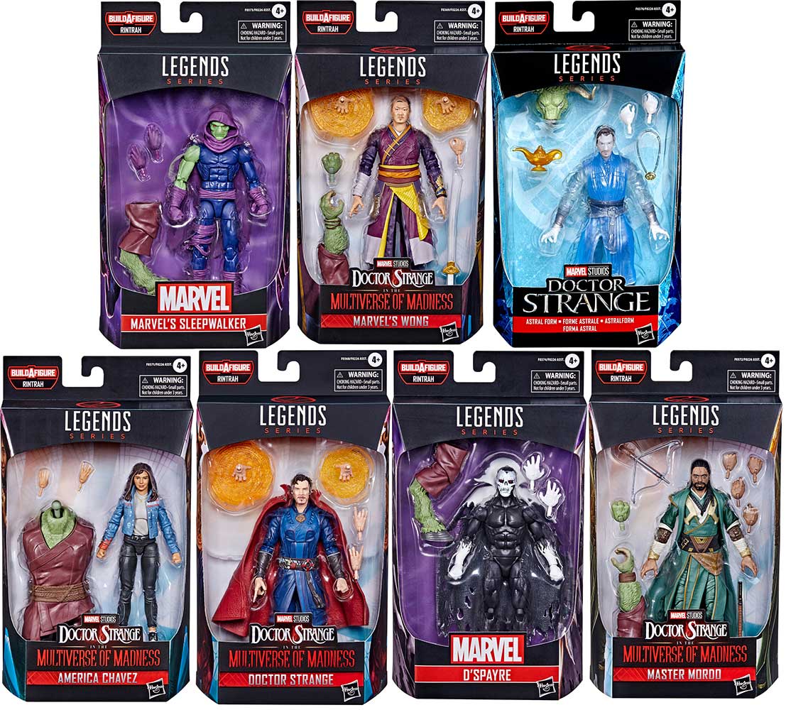 MARVEL DOCTOR STRANGE フィギュア 6体セット Marvel Doctor Strange in the Multiverse of Madness 9-Piece Deluxe