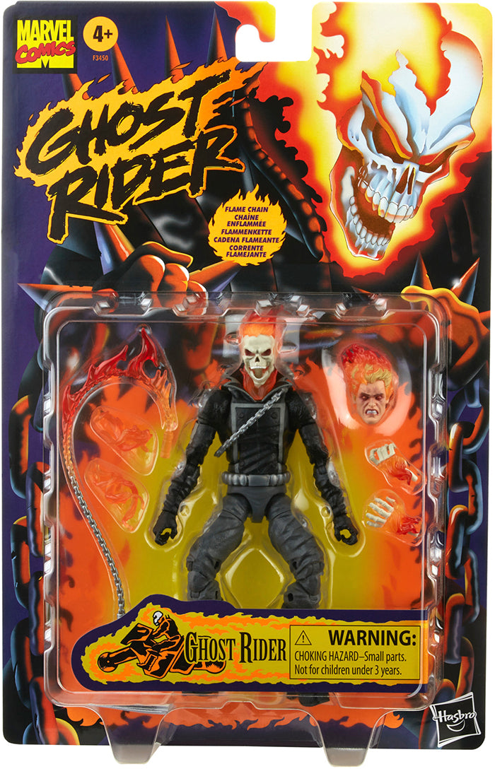 Marvel Legends Retro 6 Inch Action Figure - Ghost Rider| Cmdstore