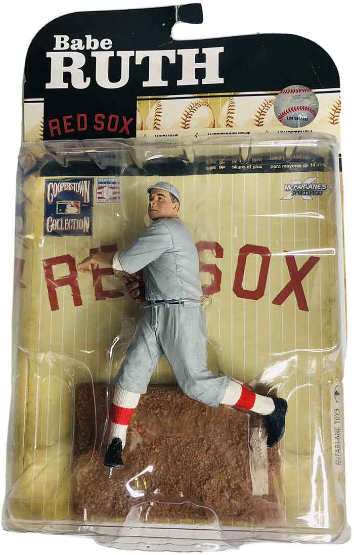 MLB Baseball Red Sox 6 Inch Static Figure Cooperstown - Babe Ruth 