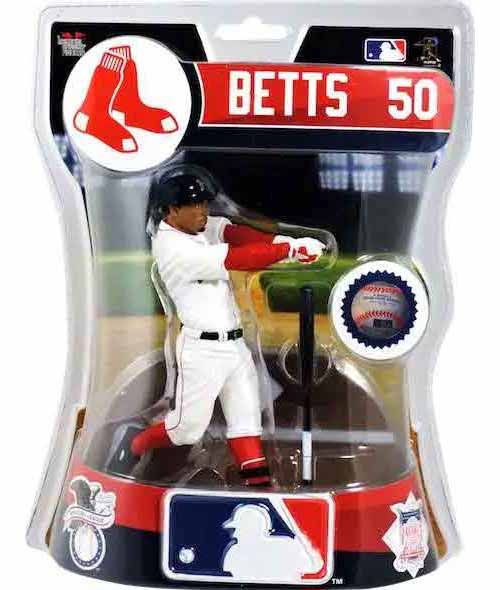 MLB Baseball Red Sox 6 Inch Static Figure Deluxe PVC - Mookie