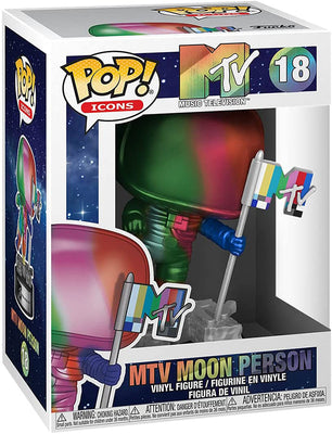 Pop Icons MTV 3.75 Inch Action Figure - MTV Moon Person #18