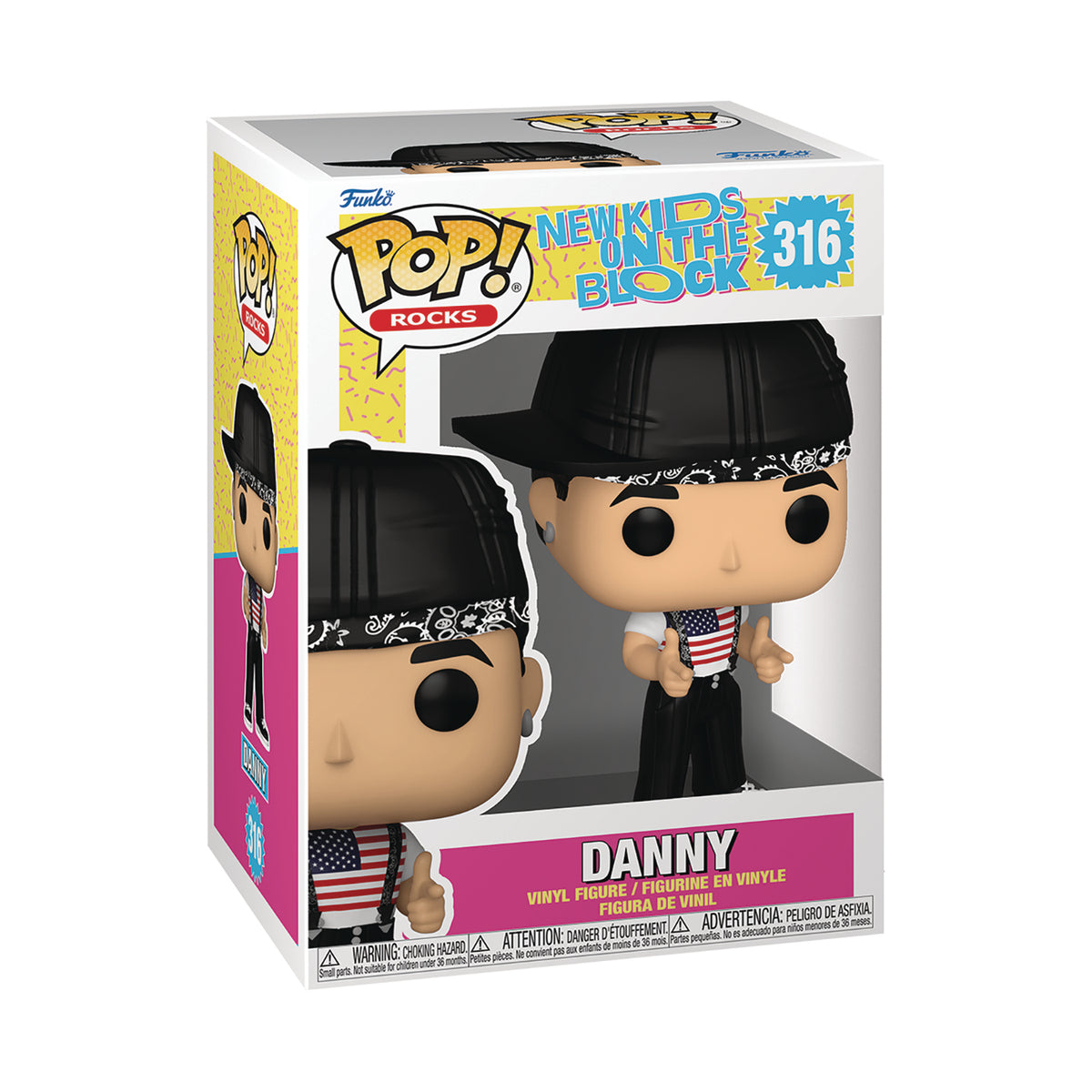 Pop Rocks New Kids On The Block 3.75 Inch Action Figure - Danny