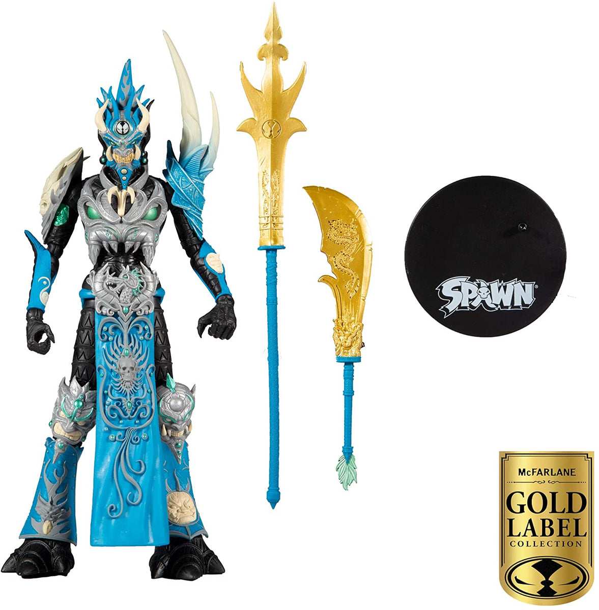 Spawn 7 Inch Action Figure Gold Label Comics Series - Blue