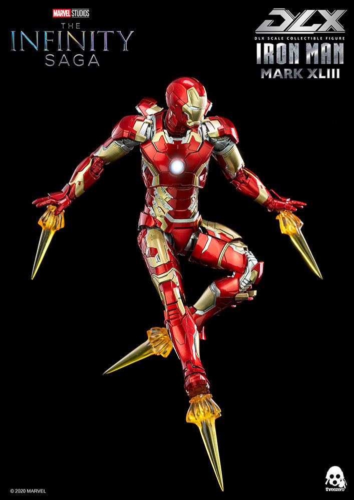 threezero Iron Man Mark XLVI フィギュア New Threezero DLX Iron Man Mk46 Mark XLVI Civil War 1/12 Scale | eBay
