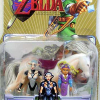 Nintendo Legend of Zelda Ocarina of Time Action Figures:  Impa with Princess (Sub-Standard Packaging)